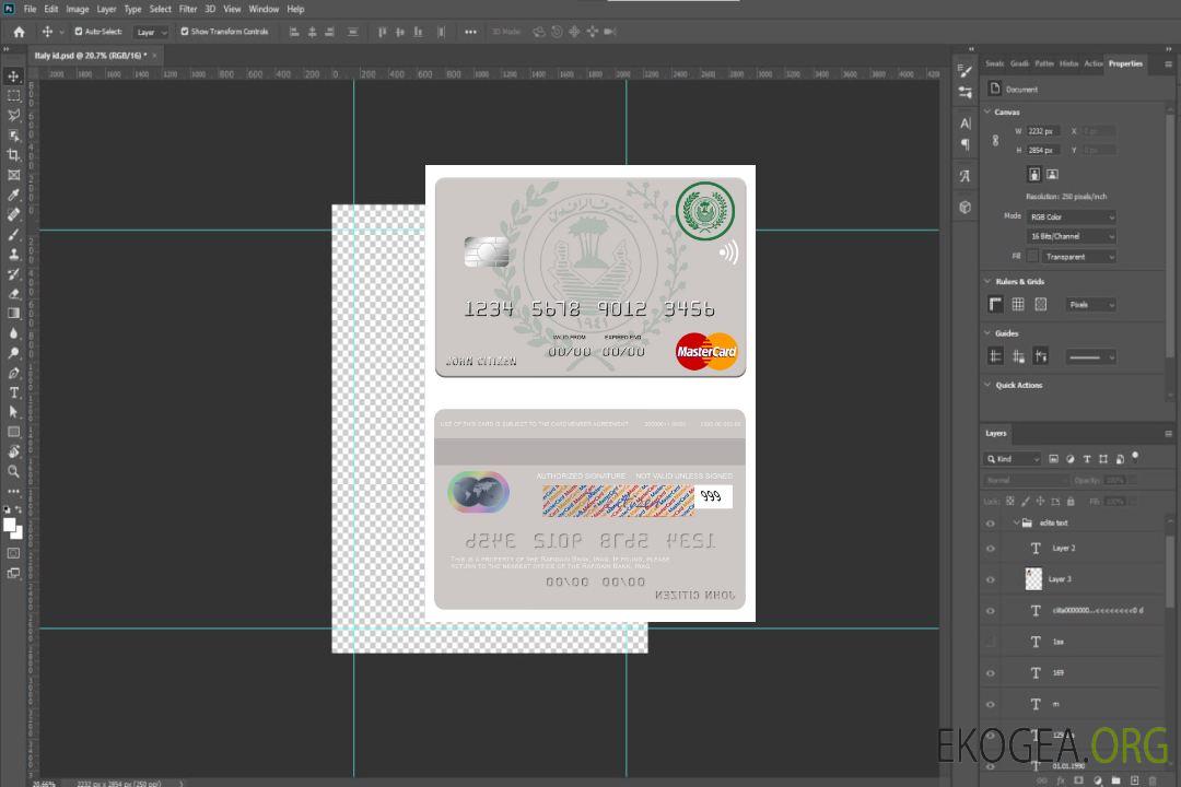 Carte maîtresse de la Banque Rafidian en Irak template Carte maîtresse de la Banque Rafidian en Irak template